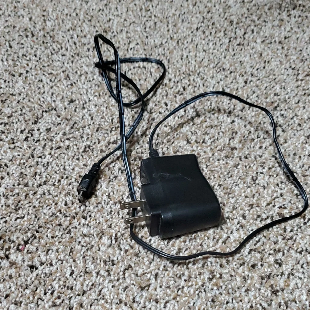 Black Power Adapter with Cable